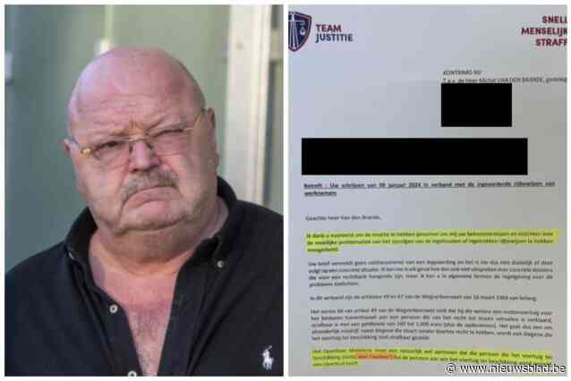 Minister van justitie Paul Van Tigchelt reageert op vraag van Michel Van den Brande die werd gedagvaard omdat arbeider met bedrijfswagen reed tijdens rijverbod: “Ik kan dat onmogelijk weten”