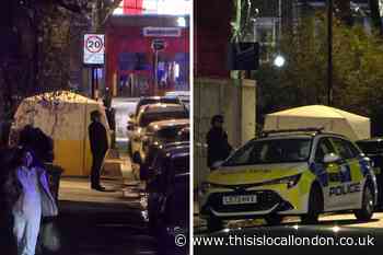 Pictures show crime scene on Sunderland Road Forest Hill