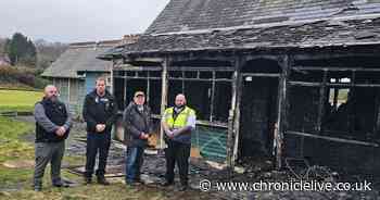 Teenage girl hospitalised after taking drugs at Durham bowling pavilion torched by vandals