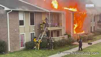 Watch: Texas firefighters rescue children during apartment fire