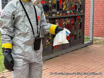 ABC-Zug und Werkfeuerwehr rücken zur Berufsschule aus