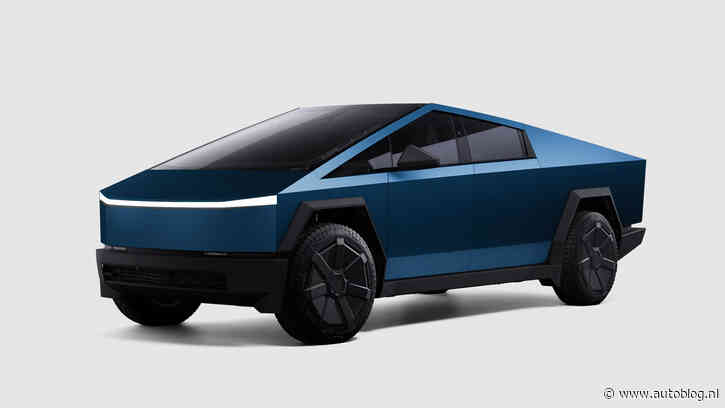 Eindelijk: de Tesla Cybertruck is nu in échte kleuren te krijgen