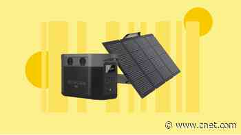 Score This EcoFlow Delta Max Portable Power Station and Solar Panel Bundle at $749 Off     - CNET