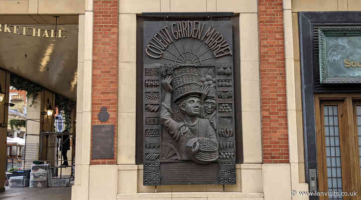 Covent Garden’s market trader’s plaque