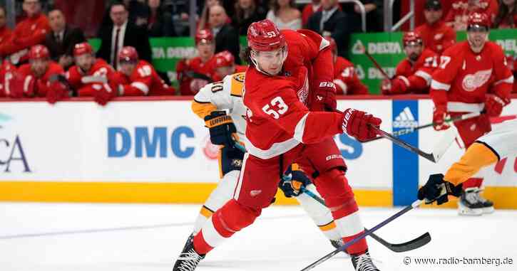 Seider klettert mit Detroit in der NHL einen Platz