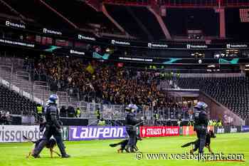 Problemen na afloop Frankfurt-Union: politie grijpt massaal in