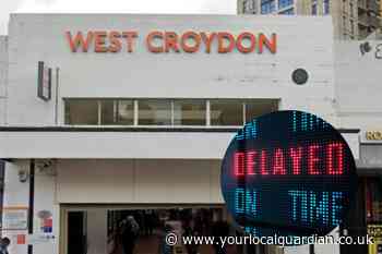 Croydon stations delays, late and cancelled trains
