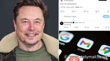 X takes on Google: Elon Musk claims he's creating a Gmail rival dubbed 'XMail'