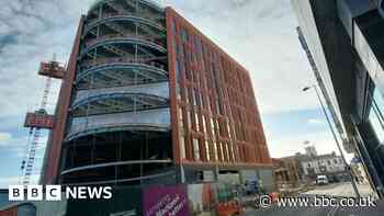 Terracotta panels fixed on £100m civil service hub