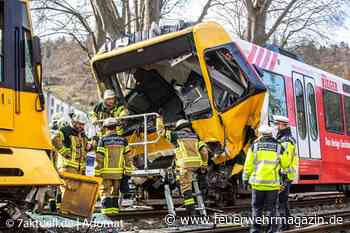 Frontalkollision zweier Stadtbahnen in Stuttgart