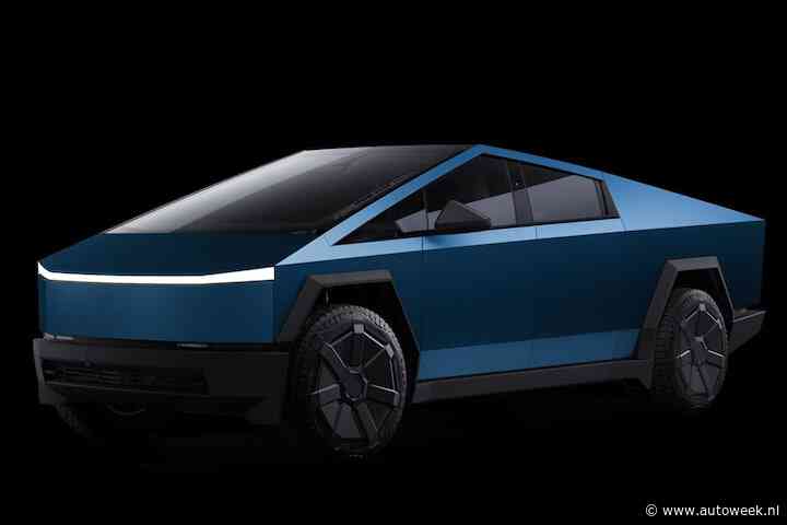 Tesla Cybertruck toch nog ingekleurd: Tesla gaat zelf wrappen