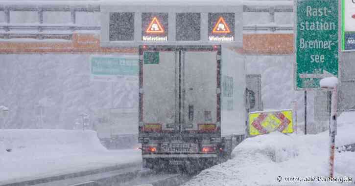 Starke Schneefälle: Totalsperre der Brennerautobahn