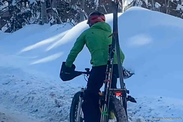 Footage Of Die-Hard Skier Reveals Comedic Mountain Town Trait