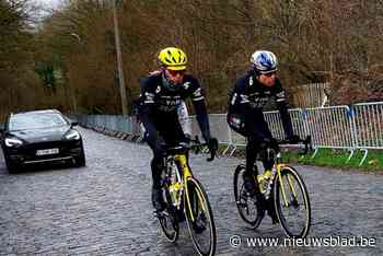 Wout Van Aert verkent de Bosberg voor Omloop Het Nieuwsblad