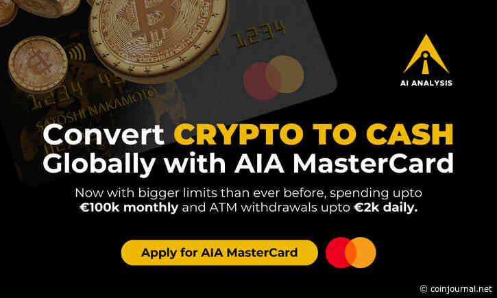 AI Analysis Launches The AIA Mastercard – The Future of Crypto-Fiat Transactions