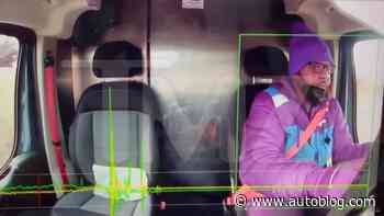 Watch video from inside an Amazon van as Amtrak train cuts it in two