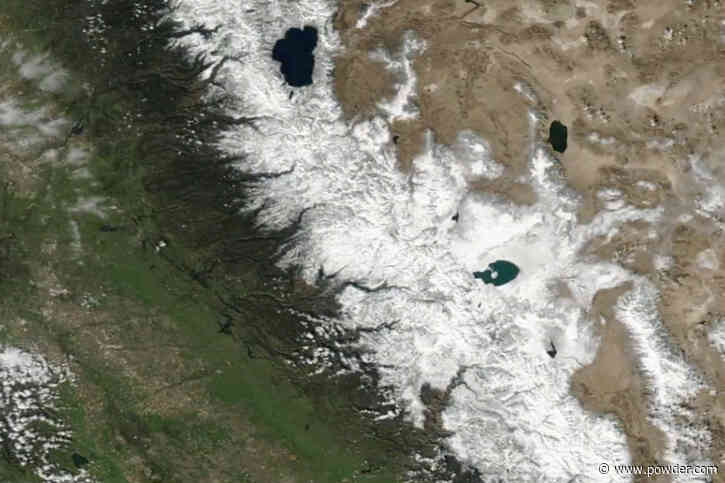 Satellite Images Document California's Rapidly Improving Snowpack