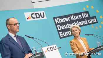 Friedrich Merz und Ursula von der Leyen fordern: EU muss "echte Verteidigungsunion" werden