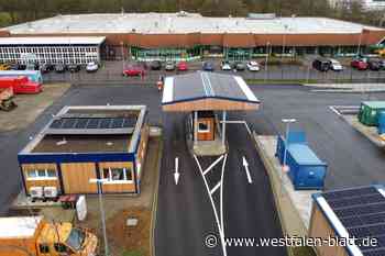 So läuft es am neuen Wertstoffhof der SWK in Herford