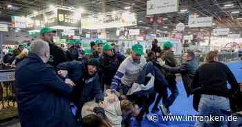 Handgemenge mit Bauern vor Messebesuch Macrons