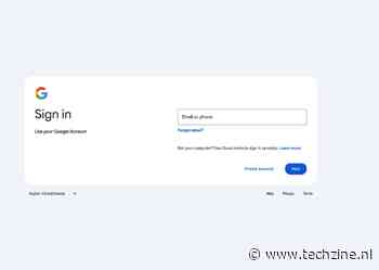 Google geeft inlogpagina’s een opfrisbeurt