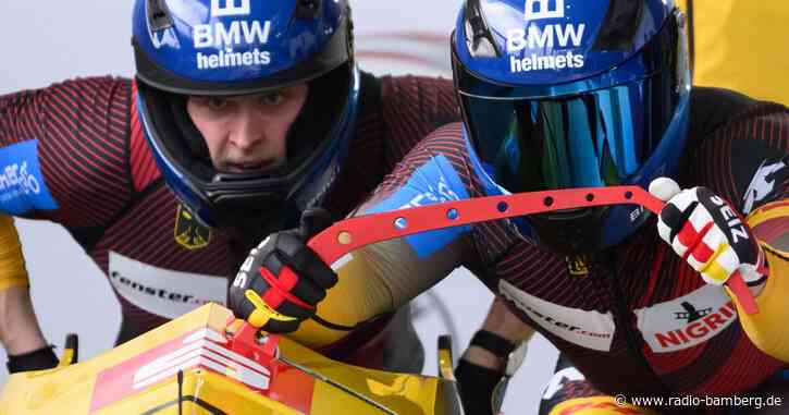 Friedrich im Zweierbob vor seinem achten WM-Titel