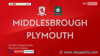 Middlesbrough 0-2 Plymouth