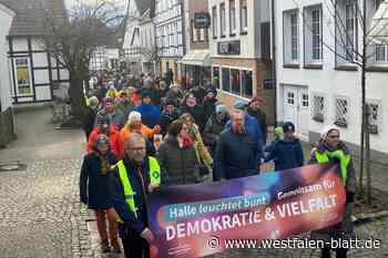 700 demonstrieren in Halle für Demokratie und Vielfalt