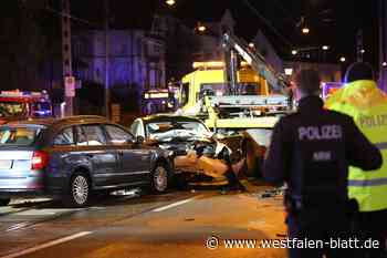Großeinsatz: Schwerer Unfall mit sieben Verletzten in Bielefeld