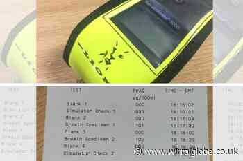 Wirral motorist caught drink driving had child in the car