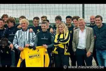 Trainen met de spelers van Lierse: Andy ziet zijn droom in vervulling gaan