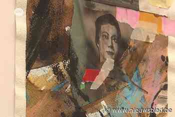 Tapijten tentoongesteld tussen schilderijen en keramiek in de Kronenbrugstraat