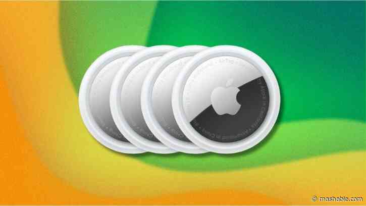 Grab a 4-pack of Apple AirTags for $21 off at Amazon