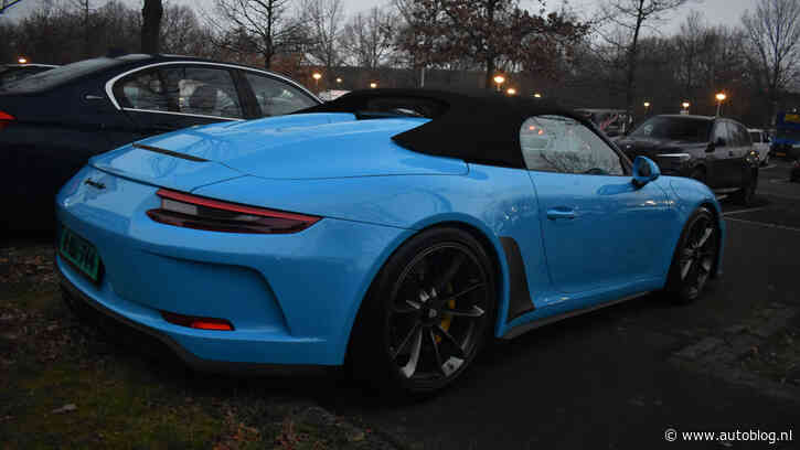 Autoblog Spot van de Week: Porsche 991 Speedster