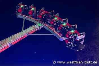 Großkirmes Sünne Peider: WB-Reporterin von Erbrochenem getroffen