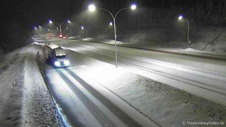 Snow and rain expected to make for difficult highways east of Hope