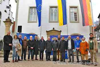 Pulse of Europe in Brakel: Politik fordert Putin auf, den Krieg zu stoppen