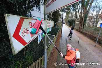 Nach Kritik: Stadt Herford lässt Straßenschilder reinigen