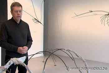 Kunstenaar Marco stelt stalen dieren tentoon in Groen Kwartier