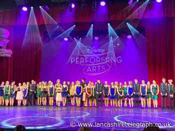Westholme students perform on stage at Disneyland Paris