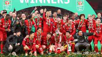 Liverpool win EFL Cup with Van Dijk extra-time header