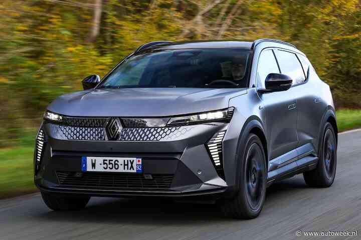 Elektrische Renault Scenic is Auto van het Jaar 2024