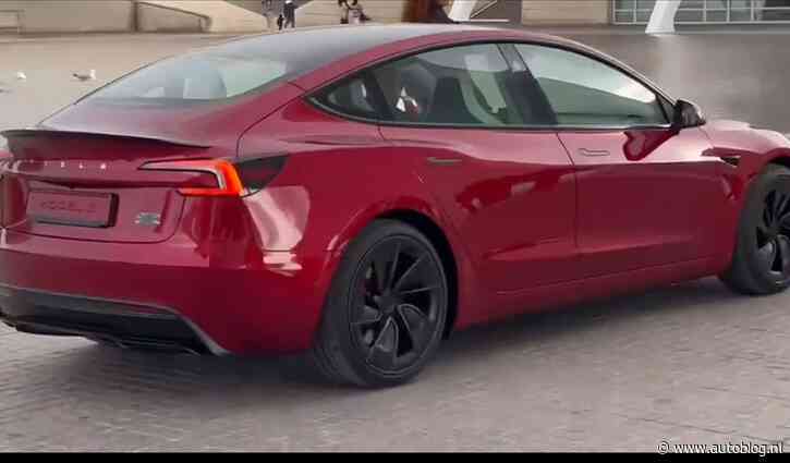 Tesla Model 3 Plaid – spyshots