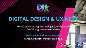 heise-Angebot: Digital Design & UX Next: Jetzt noch Frühbucherticket für München sichern