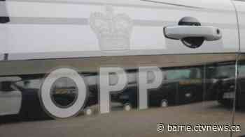 Alleged drunk driver parks pickup on road