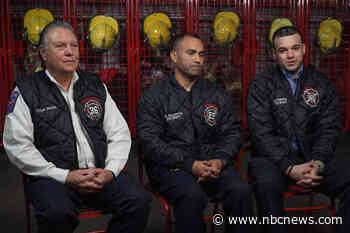 First responders in a Texas town are struggling to cope with the trauma of recovering bodies from the Rio Grande