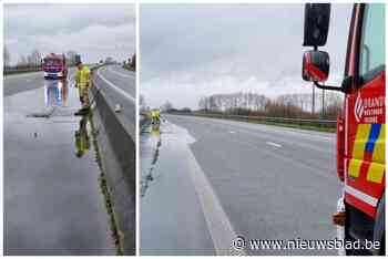 Verschillende oproepen voor wateroverlast en stormschade: Rijstrook E40 vrijgemaakt