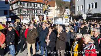 Omas gegen Rechts: 1000 Demonstrierende in Nagold