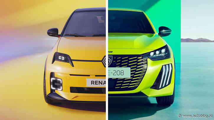 Vergelijking: de Renault 5 E-Tech vs. de Peugeot e-208