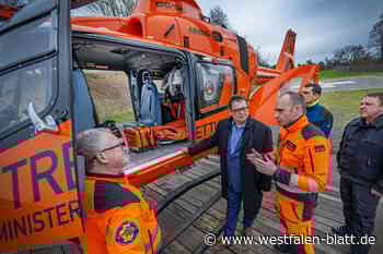 Patientenbeauftragter der Regierung informiert sich über Luftrettung